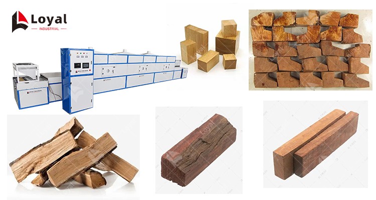 Microwave Drying Sterilizing Machine For Wood Bamboo