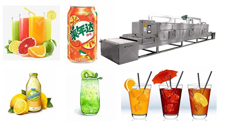 Orange Juice Fruit Vinegar Vegetable Beverage Drinks Microwave Sterilizing Equipment