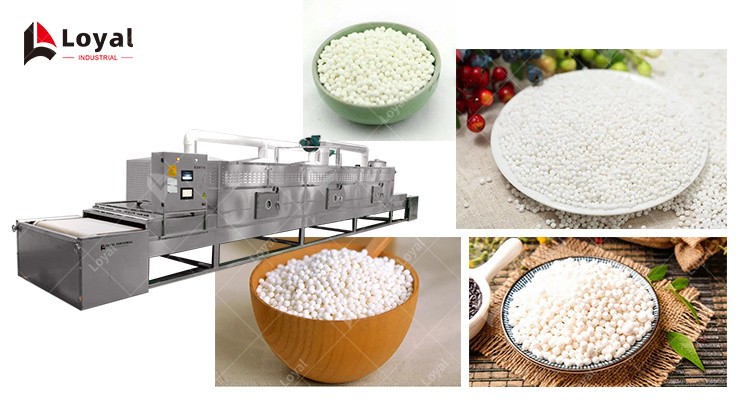 Stainless Steel Sago Microwave Drying Machine Tunnel Microwave Machine