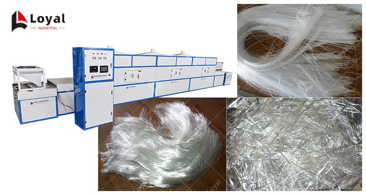 Factory Price 12kw Tunnel Microwave Glass Fiber Drying Machine With Stainless Steel
