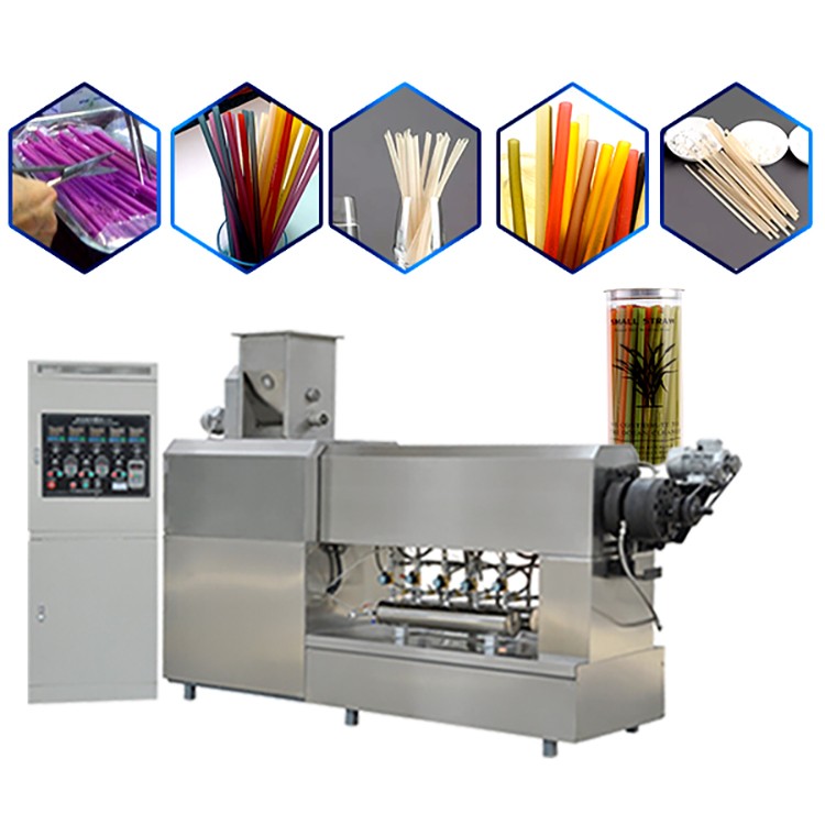 Case of Edible Rice Flour Drinking Straw Making Machine